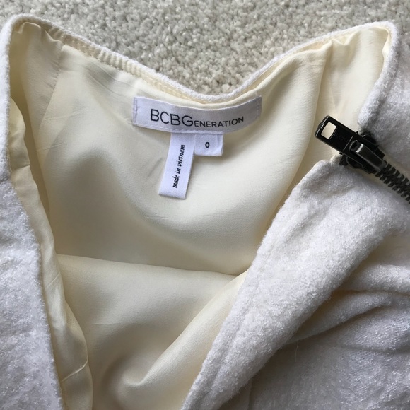 BCBG Cream Fit and Flare Skirt - Picture 2 of 4